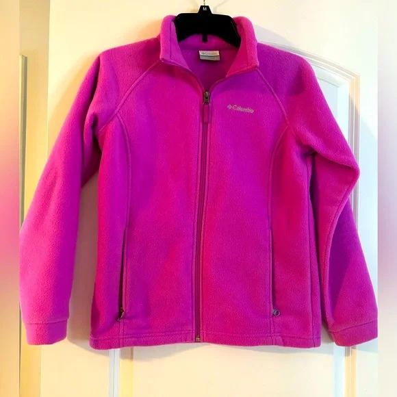 GIRLS Columbia fleece jacket SZ L - Picture 1 of 3